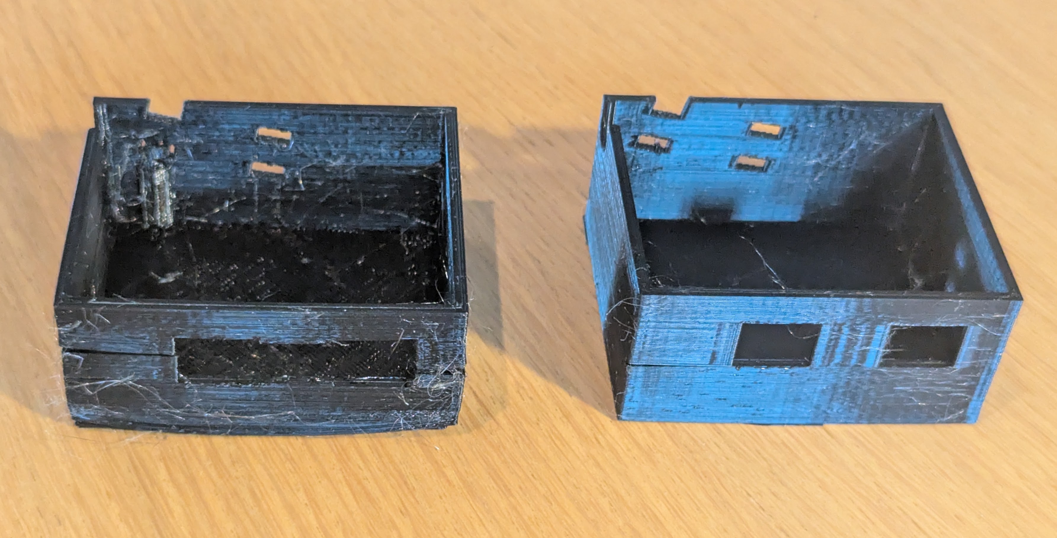 Comparson of wet vs oven-dried filament.